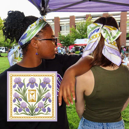 aKDPhi Iris and Hourglass Bandana